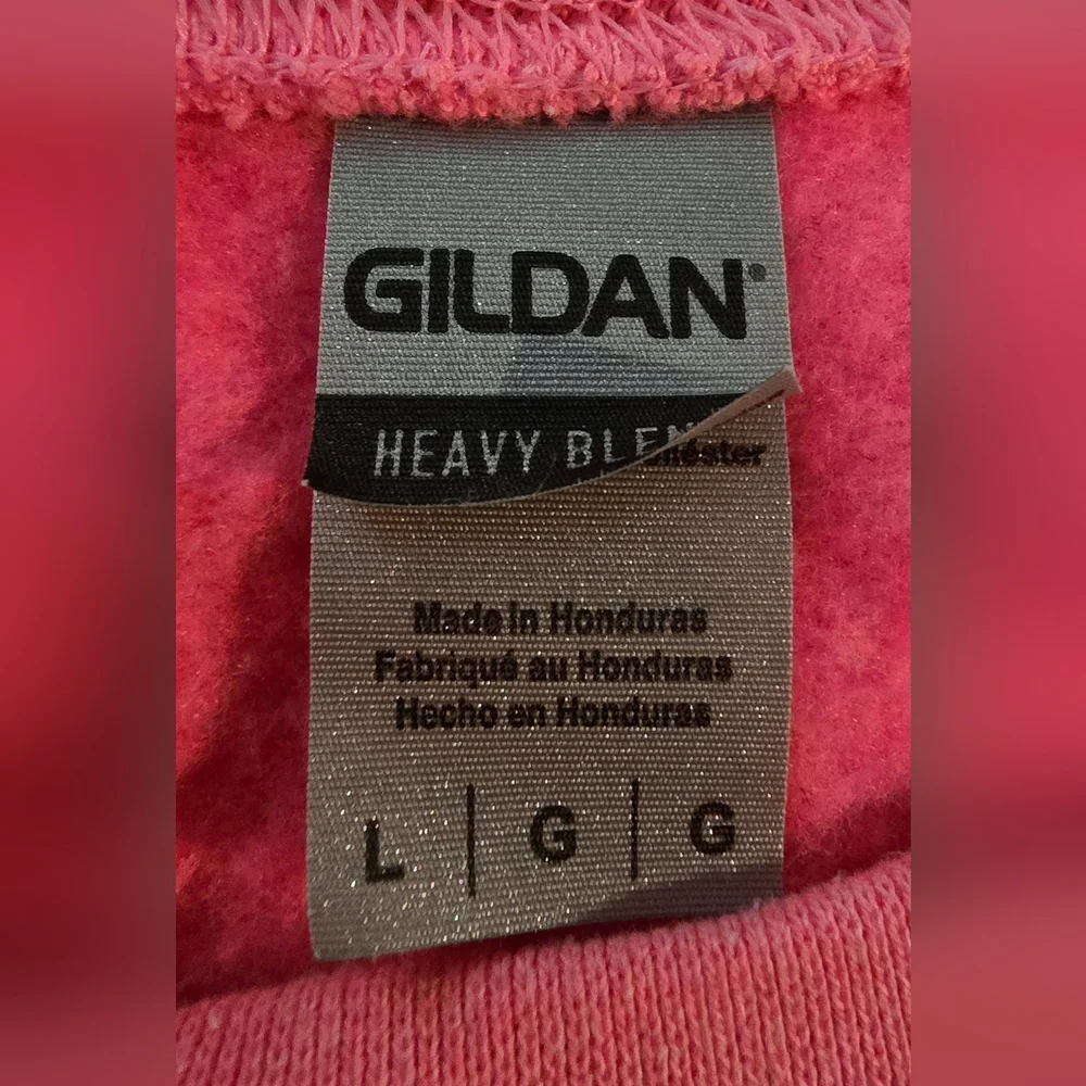 Rock & Roll Hot Pink Sweatshirt Size Large - Picture 4 of 6